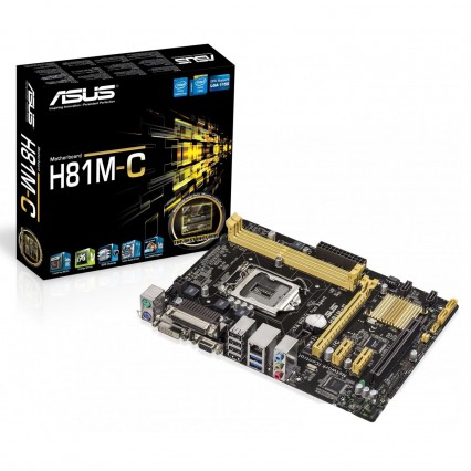Asus H81M-C 4TH Gen. 6 USB Port LGA1150 Socket Mainboard